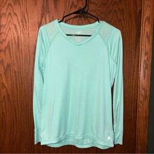 Energy Zone Mint Long Sleeve Top